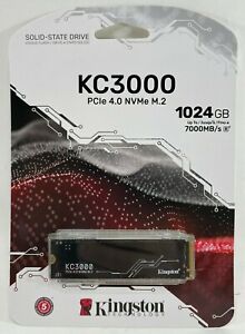 Kingston - KC3000 - 1 TB PCIe 4.0 NVMe M.2 Solid State Drive