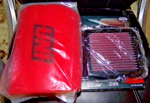 YAMAHA YXZ1000R YXZ1000 K&N & UNI HIGH PERFORMANCE AIR FILTER KIT 16-25 - Picture 1 of 4