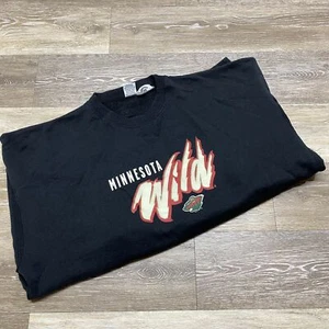 MINNESOTA WILD NHL Grafik Rundhalsausschnitt schwarz Pullover Sweatshirt Herren Größe Small - Bild 1 von 8