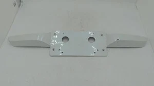 14 BMW I8 Rear Bumper Cover License Plate Trim White *gouges* 51127336308 - Picture 1 of 8