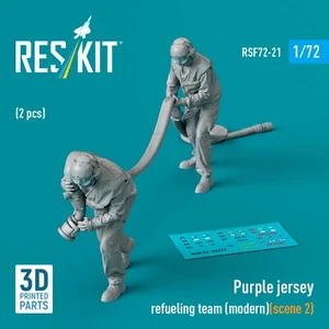 Maglia Viola Squadra Rifornimento (moderna) 2pz Figurine Scala 1:72 ResKit RSF72-0021 - Foto 1 di 2