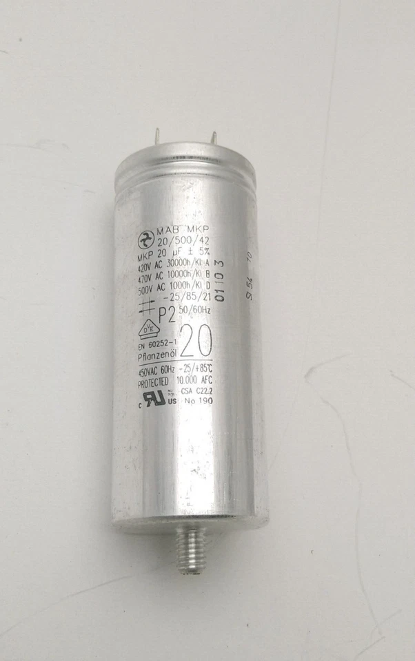 Repuesto Bosch Neff Siemens Condensador 20uf Foto 1 de 1