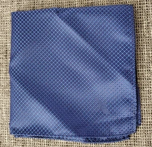 Cole Haan America Airlines Blue Handkerchief Pocket Square Polyester - Picture 1 of 7