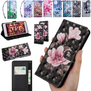 Leather Stand Card Slot Flip Phone Case For Xiaomi Redmi Note 9 8 7 6 5 4 Pro - Picture 1 of 22