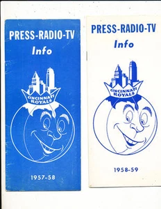 1957 - 1958 Cincinnati Royals Basketball press guide NBA3 - Picture 1 of 2