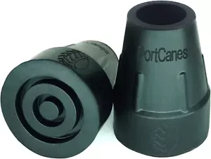 Crutch Tips Replacement Rubber Cane Tips Rubber Foot Pad for 7/8 Inch Walking Ca - Picture 1 of 12