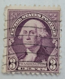 VINTAGE ~ U.S. Postage Stamp ~ George Washington ~ Three Cent (3¢) Violet - Z13 - Picture 1 of 6