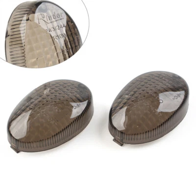 2x Turn Signal Light Lens For KAWASAKI KLX125/L KLX150/L KLX250SF KLX250 Smoke - Изображение 1 из 4