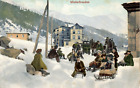 Davos Winterfreuden (Schweiz) Posted Postcard 1908