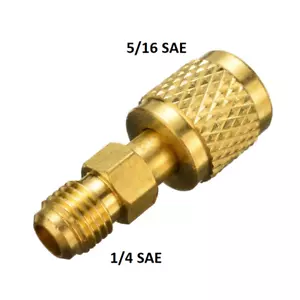 Adaptador M 1/4 x W 5/16 SAE con cabeza móvil aire acondicionado - Imagen 1 de 1