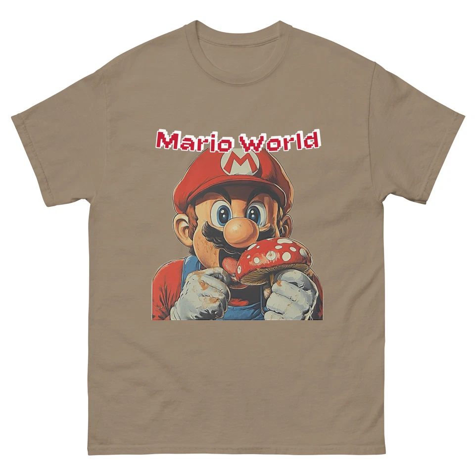 Camiseta Mario Super Mario Bros. | Magic Mushrooms Swag | Camiseta Mario World Unisex  Foto 1 de 1