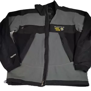 VTG Mountain Hard Wear Sweater Jacket Sz Medium Full Zip Gore Windstopper Fleece - Picture 1 of 9
