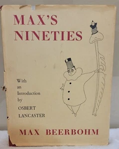 MAX'S NINETIES BY MAX BEERBOHM CARICATURES 1892-1899 (1958) - Picture 1 of 22