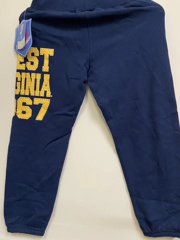 West Virginia Mountaineers NCAA E5 Ladies Jogging Pants Navy  Large Cover