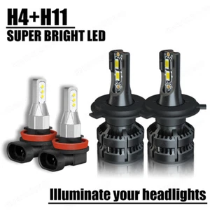 Para For Toyota Highlander 2008-2010 faro LED alto / bajo+ Kit de luz antiniebla - Picture 1 of 23