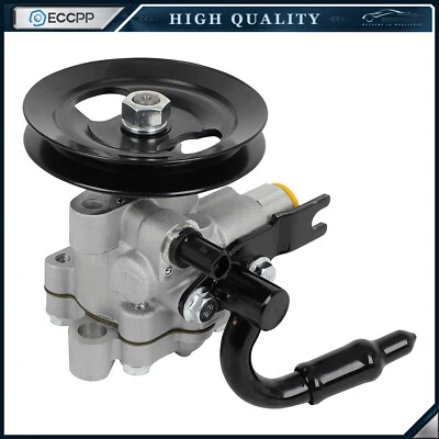 Power Steering Pump with Pulley for Hyundai Accent 2010-2011 Kia Rio Rio5 06-11 - Image 1 of 4