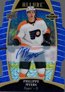 2019-20 Upper Deck Allure Auto Blue Line #79 Philippe Myers /35 - NM-MT - Picture 1 of 2
