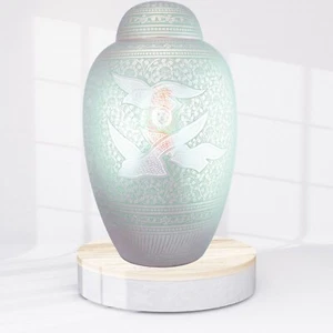 Urne für Asche groß Heimgehen Feuerbestattung Urne für menschliche Gedenkasche - Bild 1 von 6