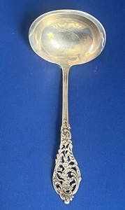 Vintage Reed & Barton FLORENTINE LACE Sterling Silver  Gravy/Sauce Ladle 6” - Picture 1 of 8