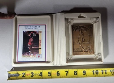 Бронзовая баскетбольная карточка MICHAEL JORDAN Highland 1991 Upper Deck 3036 из 5000 как новая - Изображение 1 из 4