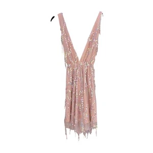 NWT Saints + Secrets pink sequin dress, women’s medium - Picture 1 of 8