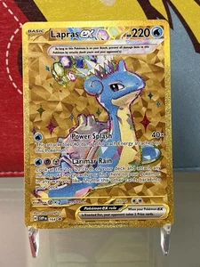 Pokemon TCG • 2024 •Lapras ex 164 • Scarlet & Violet • Promo - Picture 1 of 2