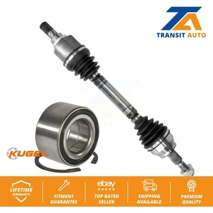 Front Left CV Axle Drive Shaft Complete Assembly And Bearing Kit For Ford Focus - Picture 1 of 11