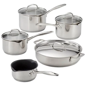 Stellar 7000 Profile 5 Piece Draining Saucepan Set - Picture 1 of 6