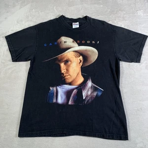 Camisa De Colección Garth Brooks Para Hombres Grande Negra Gira Concierto Música Country Años 90 - Imagen 1 de 9