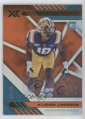2020 Panini XR Rookie Orange Auto /49 K'Lavon Chaisson #150 Rookie Auto RC - Image 1 of 2