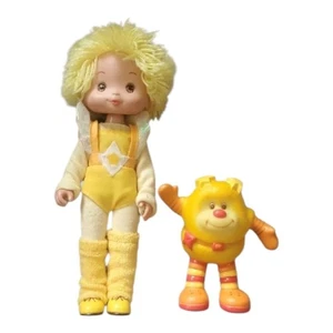 Y2k Vintage Rainbow Brite Canary Yellow Puppe und Spark Sprite - Bild 1 von 12
