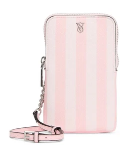 Bolso Bandolera Victoria's Secret VS Teléfono Cartera Rosa Claro Heritage Rayas - Imagen 1 de 7