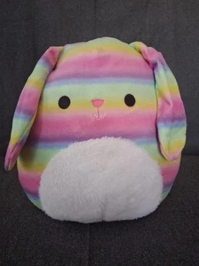 12"  Dayna the Tie-Dye Bunny Rabbit with Floppy Ears Squishmallows - Picture 1 of 8