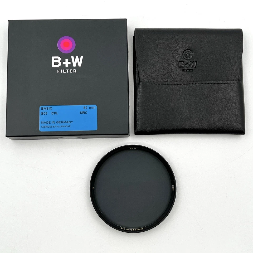 B+W Circular Polarizer Lens Filter BASIC 82mm S03 CPL MRC 1100755 - Image 1 of 4