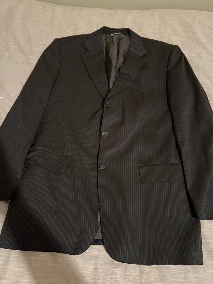 Blazer Hugo Boss Vintage Para Hombre 42 Gris Lana Traje Chaqueta Abrigo Deportivo Super 140 Foto 1 de 4