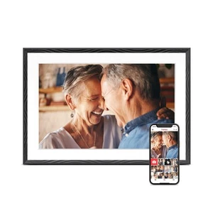 Digital Picture Frame, 10.1'' Frameo Digital Frame Wifi, 32GB Memory, 1280*80... - Photo 1/9
