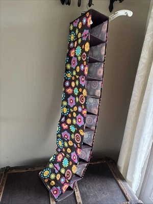 Vintage 1970's Hanging CottonShoe Holder Flower Power Mod Groovy - Image 1 of 4