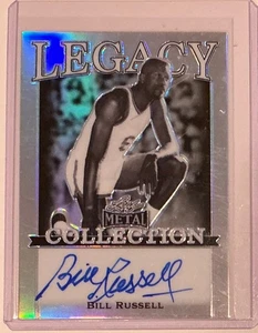 2022 Leaf Metal Bill Russell Auto Autograph Legacy Prismatic Silver #d 1/15 - Picture 1 of 1