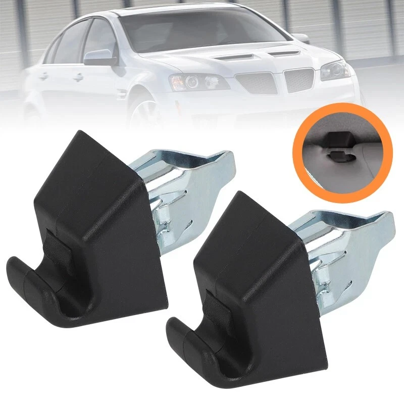Ajuste Pontiac G8 2008-2009 2 piezas/juego de clips de soporte para parasol delantero negro 13187128  Foto 1 de 4