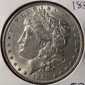 1885 Morgan Silver Dollar - Picture 1 of 2