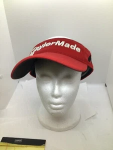 TaylorMade M1 rot Golf Sonnenblende verstellbar Hut Kappe leicht Sport Logo - Bild 1 von 5