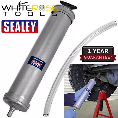 Sealey Oil Suction Syringe Transfer 500ml Metal Body Flexible Hose Mechanic - Image 1 of 4