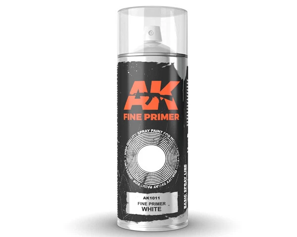 Fine Primer White (400 ml) AK1011 - ak-interactive modellismo