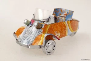 Messerschmidt KR 200 Cabriolet 15 cm modelo de chapa coche de chapa juguete de chapa tintoy - Imagen 1 de 5
