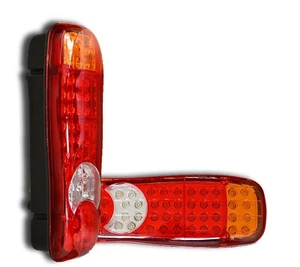 UNIVERSAL 12V 2 LED RÜCKLEUCHTEN 350MM HECKLEUCHTEN 5 FUNKTION LAMPEN AUTO VAN PICKUP SUV - Bild 1 von 3