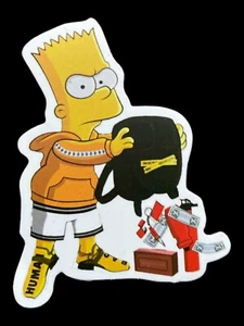 Bart Simpson Sticker Decal 2.5”x 2” - Picture 1 of 1