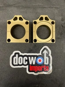 Honda CR125 2005 Doc Wob dorado eje trasero ajuste bloques duro anodizado - Imagen 1 de 4