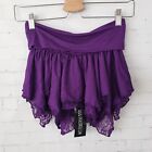 Current Mood Dolls Kill Purple Mini Skirt Size S New Y2k Stretch Lace