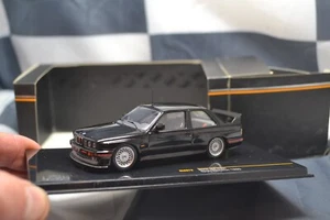 IXO MODELS - 1990 BMW M3 E30 - SPORT EVO - BLACK - 1/43 SCALE MODEL CAR CLC072 - Picture 1 of 10