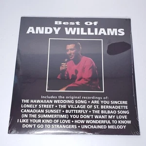 Best of Andy Williams Hits Limited Clear Red Vinyl Record LP Reissue 2022 NEW - Picture 1 of 6